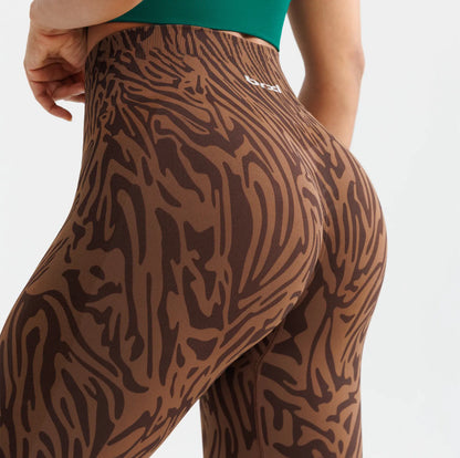 Lycra Fabric Butt Lifting No Front Seam High-Waisted Breathable Yoga Pants Tummy Control Seamless Gym Running Leggings