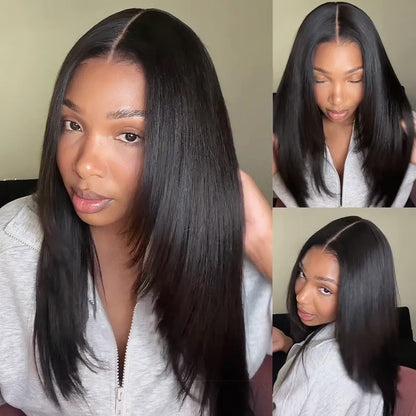 9x6 T-Part Yaki Straight Bob Glueless Wig