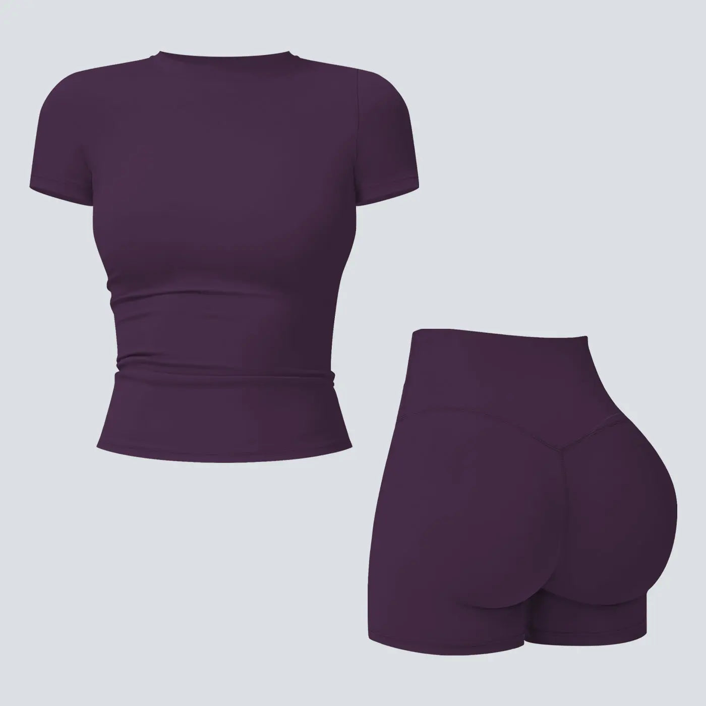 2-Piece Boat Neck Open-Back Workout Set, Shaping Support, Breathable Quick-Dry, Yoga, Gym, Athletic Women’s Backless Tank Top Set, Sports Fitness Wear with Tummy Control Sweat Suit, Two Piece Set Women,travel essentials,camping essentials