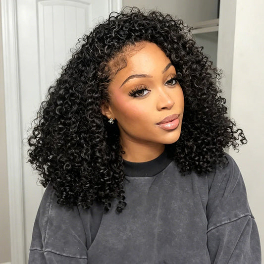 Coily Curly Half Wig - Wear & Go Flip-Over