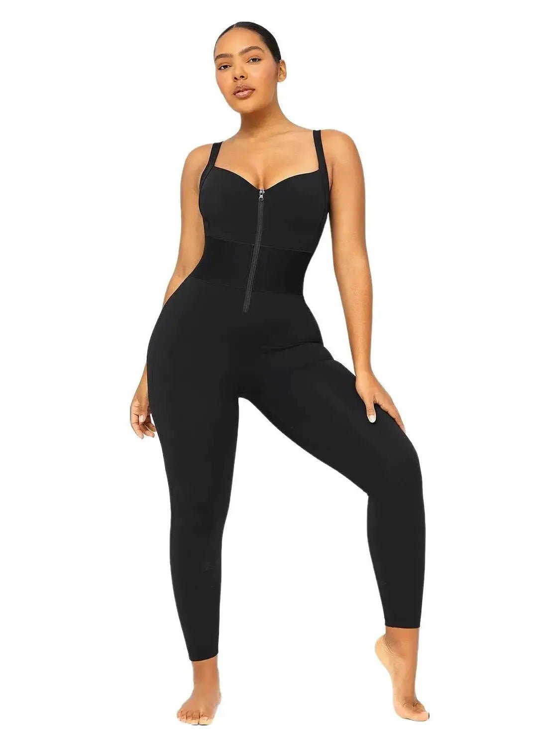 Waistband Shaping Jumpsuit Shapewear Comfortable Womenswear with Hourglass Figure Enhancement & Adjustable Straps Sales
