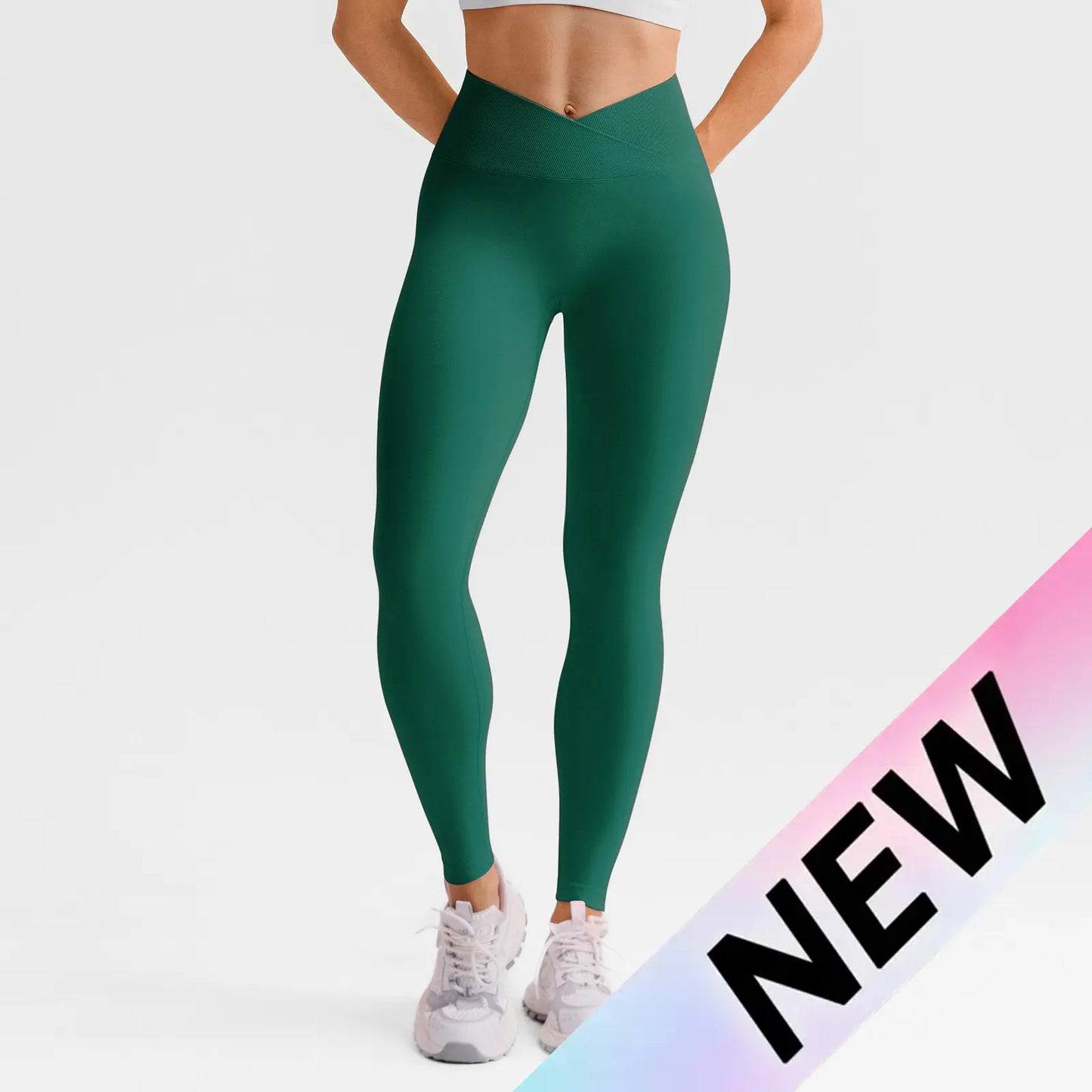 Lycra Fabric Butt Lifting No Front Seam High-Waisted Breathable Yoga Pants Tummy Control Seamless Gym Running Leggings