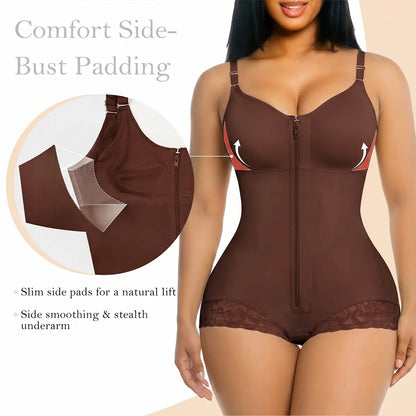 Overbust Fajas Colombianas Shapewear for Women Tummy Control Brief Shaper Girdles Compression Garment