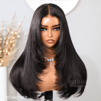 9x6 T-Part Yaki Straight Bob Glueless Wig