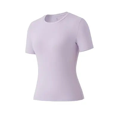 Women's Solid Round Neck Short Sleeve Athletic T-Shirt - 2 Piece Matching Gym Sets, Casual Sportswear for Indoor & Outdoor Fitness, Women's Clothes, Clothing summerwins Try it,travel essentials,camping essentials