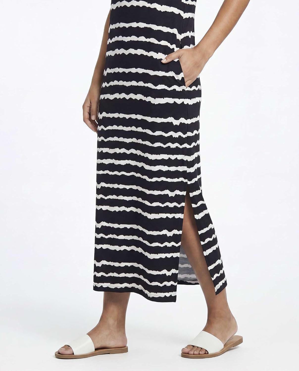 3 Pack Women’s Casual Short Sleeve Maxi T-Shirt Dress with Slit (Available in Plus Size)