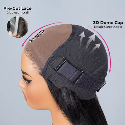 Wear & Go V5 Straight HD Lace Glueless Wig