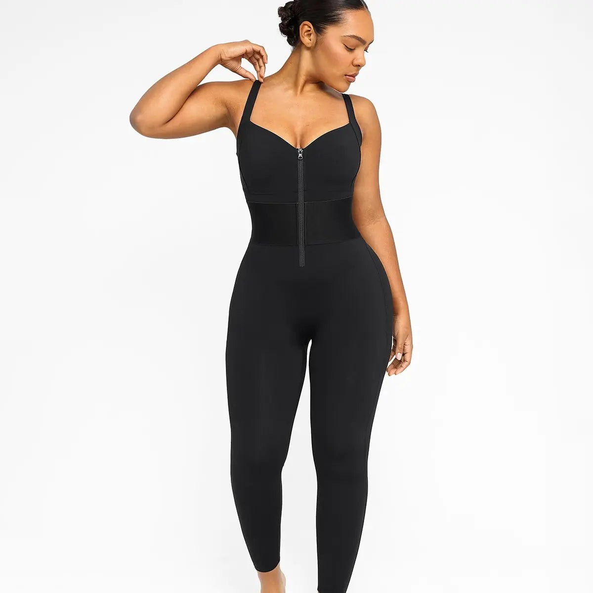 Waistband Shaping Jumpsuit Shapewear Comfortable Womenswear with Hourglass Figure Enhancement & Adjustable Straps Sales
