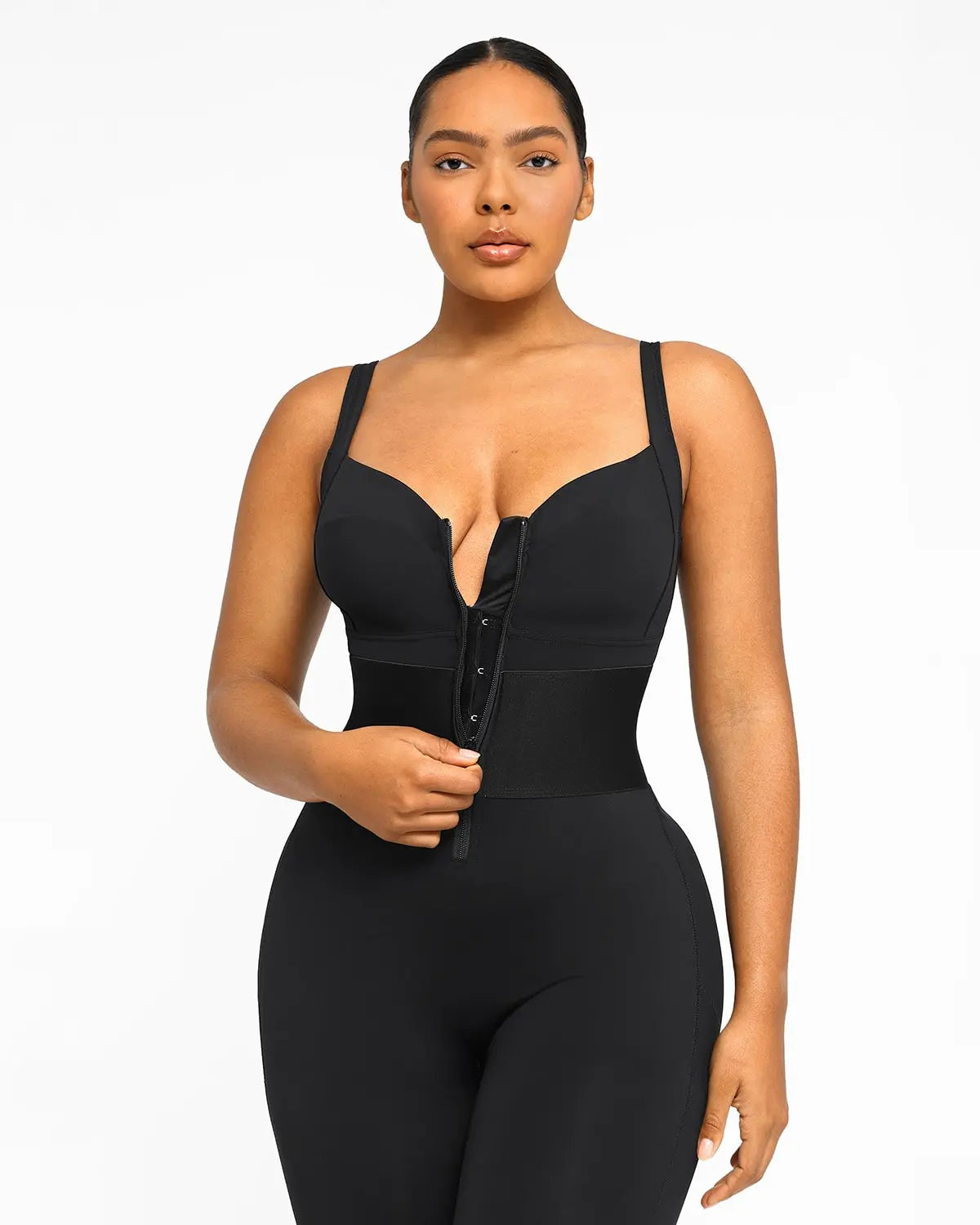 Waistband Shaping Jumpsuit Shapewear Comfortable Womenswear with Hourglass Figure Enhancement & Adjustable Straps Sales