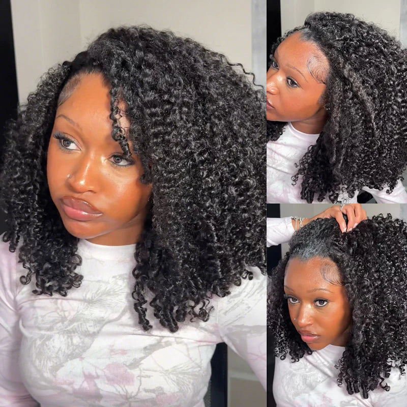 Coily Curly Half Wig - Wear & Go Flip-Over