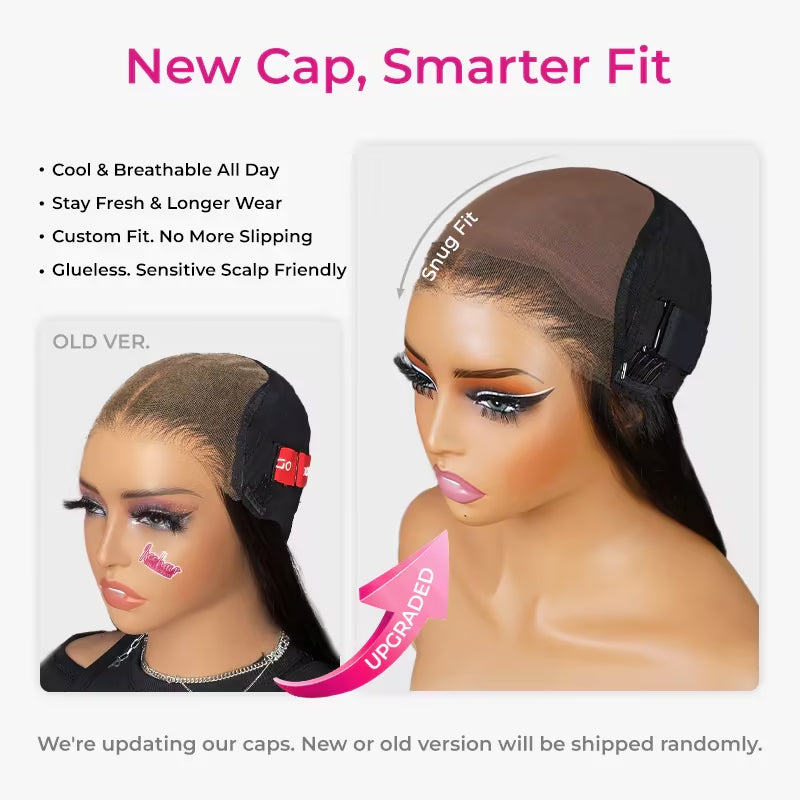 9x6 M-Cap Silky Straight HD Lace Glueless Wig