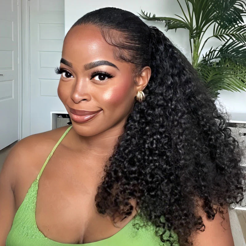 Coily Curly Half Wig - Wear & Go Flip-Over