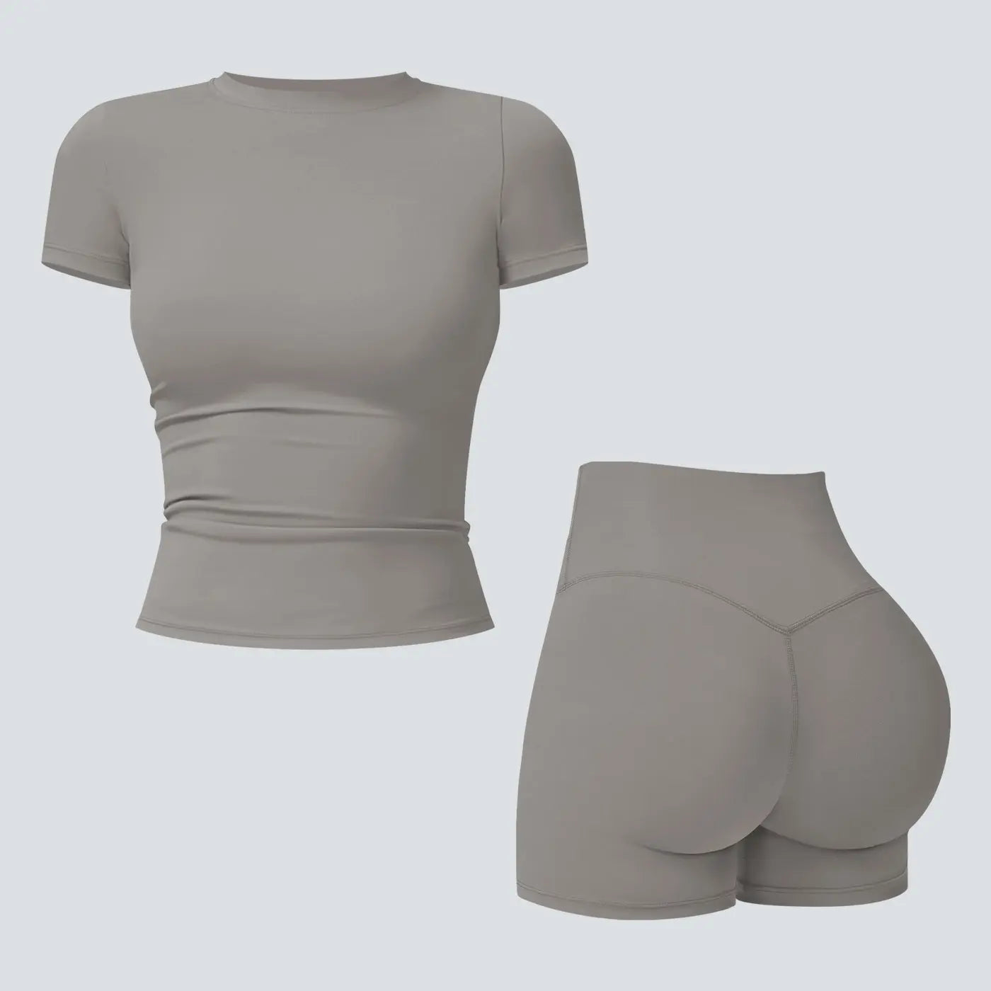 2-Piece Boat Neck Open-Back Workout Set, Shaping Support, Breathable Quick-Dry, Yoga, Gym, Athletic Women’s Backless Tank Top Set, Sports Fitness Wear with Tummy Control Sweat Suit, Two Piece Set Women,travel essentials,camping essentials