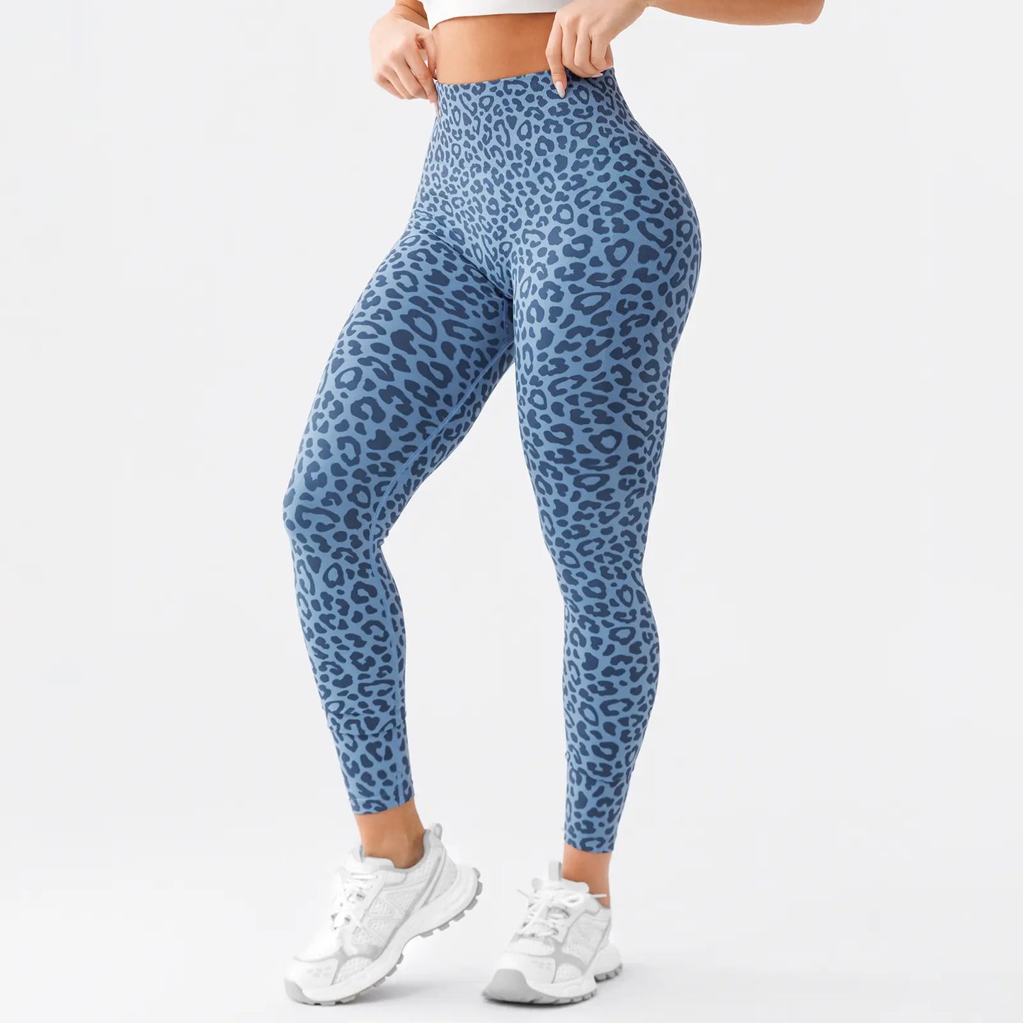 Lycra Fabric Butt Lifting No Front Seam High-Waisted Breathable Yoga Pants Tummy Control Seamless Gym Running Leggings