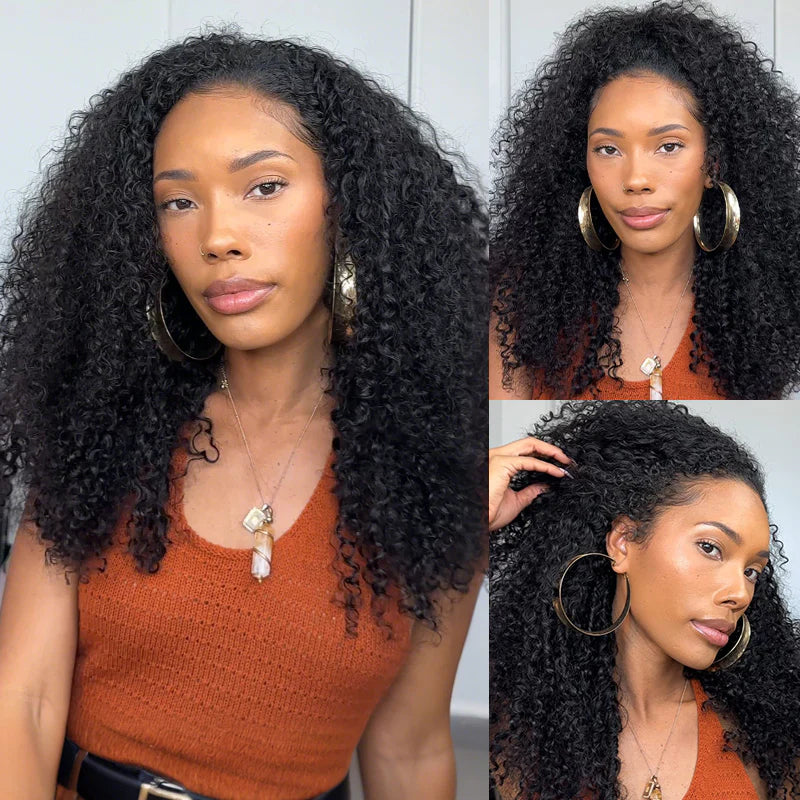 Coily Curly Half Wig - Wear & Go Flip-Over