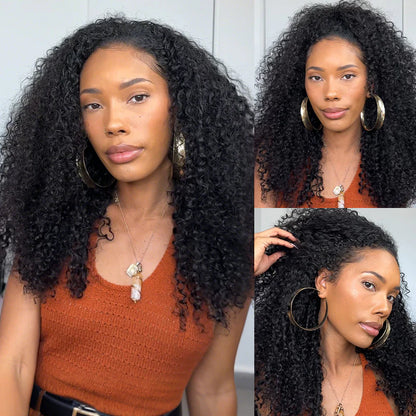 Coily Curly Half Wig - Wear & Go Flip-Over