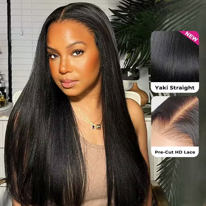 9x6 M-Cap Silky Straight HD Lace Glueless Wig