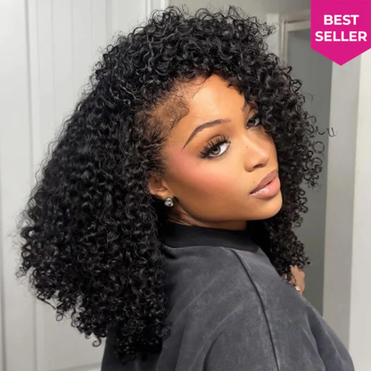 Coily Curly Half Wig - Wear & Go Flip-Over