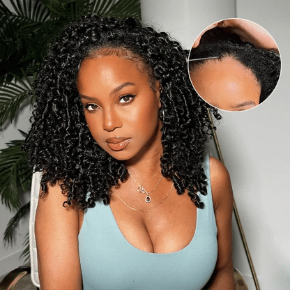 Coily Curly Half Wig - Wear & Go Flip-Over