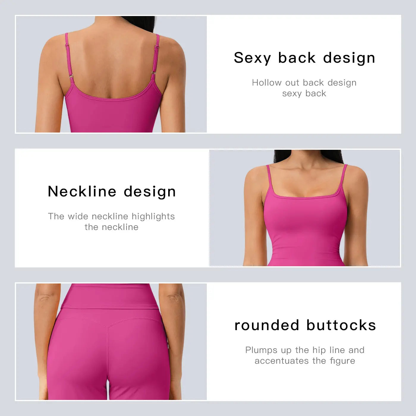 Gym Outfits for Women, 2 Piece Brushed Quick-Dry Yoga Set with Strappy Back Tank Top & High-Waisted Shorts, Fashion Apparel,travel essentials,camping essentials, Trending, Women's Clothes