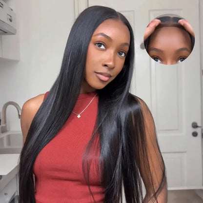 9x6 M-Cap Silky Straight HD Lace Glueless Wig